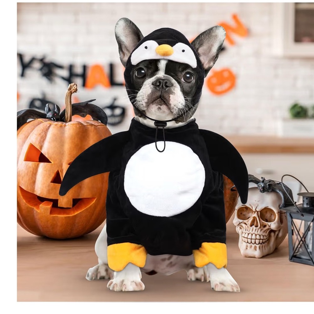 cyeollo Penguin Dog Costumes Halloween Dog Cosplay Pet
